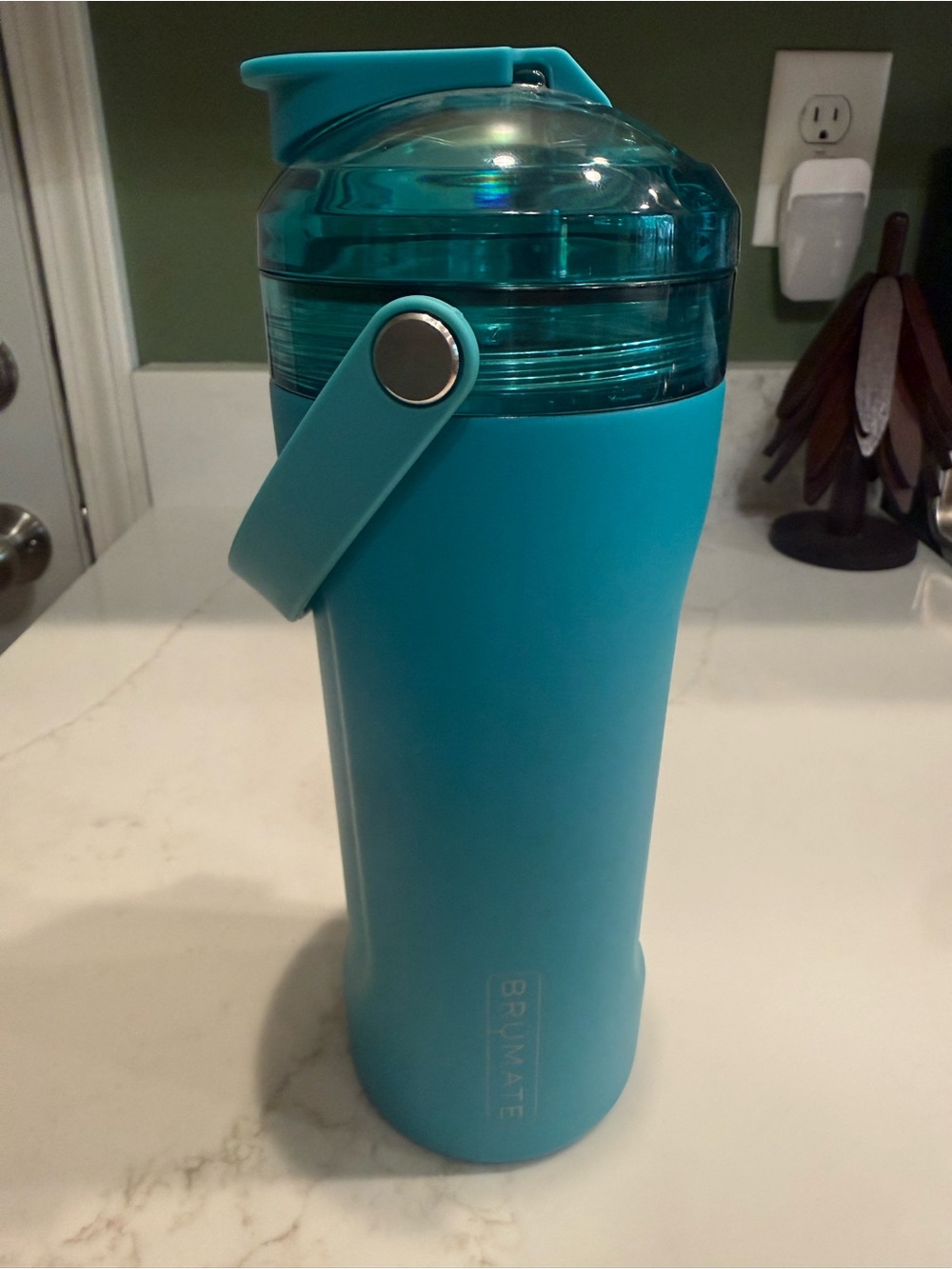 Brumate Shaker Travel Bottle - Leak-Resistant Carry Handle